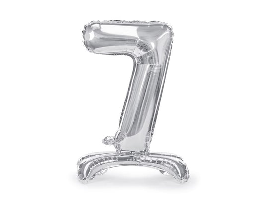 Standing Foil Balloon Number “7”