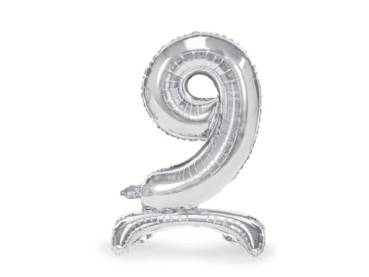Standing Foil Balloon Number “9”