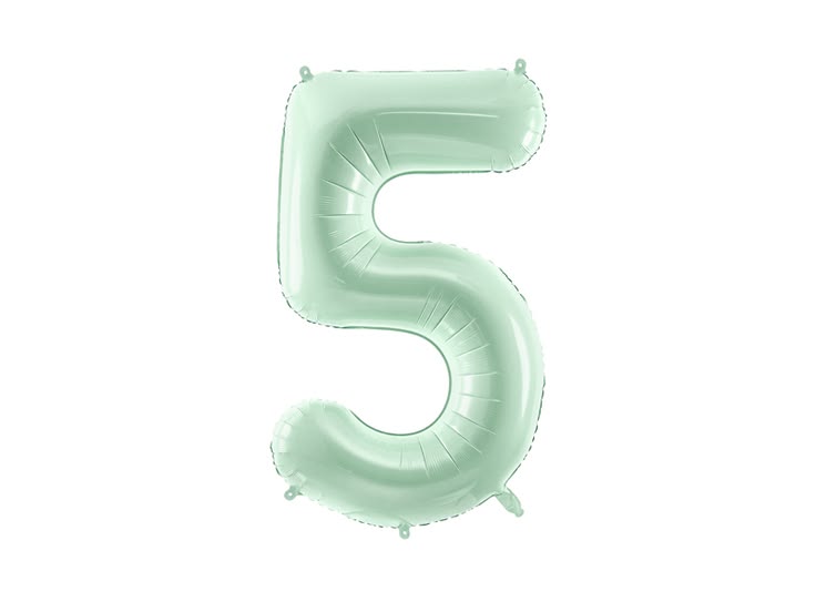 Фолиев балон цифра „5“