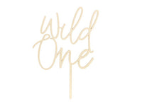 Дървен топер „Wild One“
