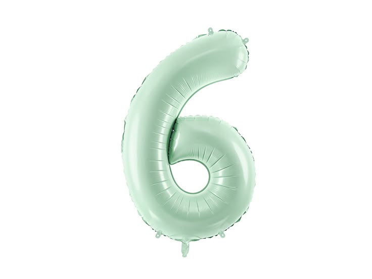 Фолиев балон цифра „6“