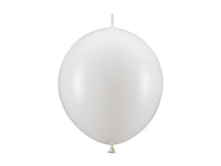 Linking Balloons – Metallic Pure White