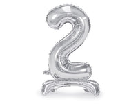 Standing Foil Balloon Number “2”