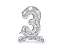 Standing Foil Balloon Number “3”