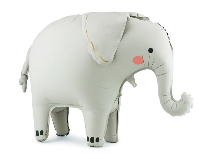 Standing Elephant Foil Balloon