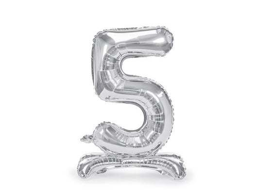 Standing Foil Balloon Number “5”