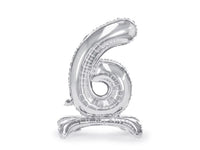 Standing Foil Balloon Number “6”
