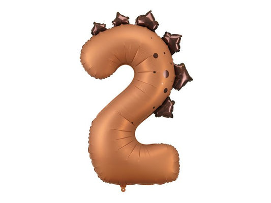 Dinosaur Foil Balloon – Number “2”